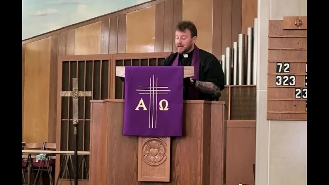 THE RUNNING MAN ; Sermon March 30, 2025