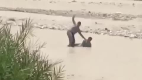 I have never seen such an example of saving someone's life without caring about my own. ٖٖPakistani