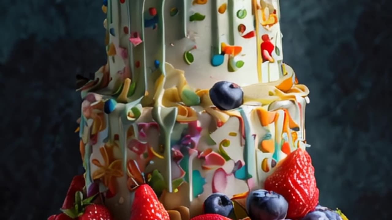 Birthday Cake Design.