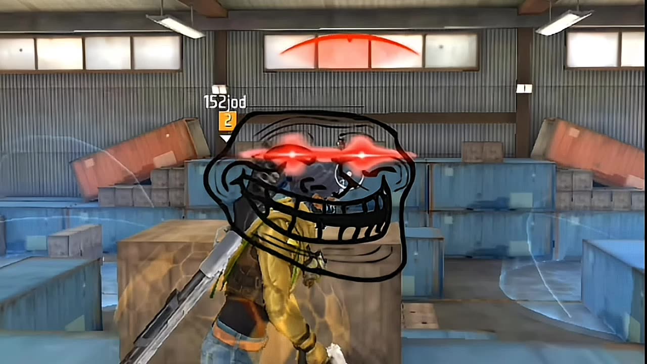 Headshot Clutch In Free Fire ||Troll Face||