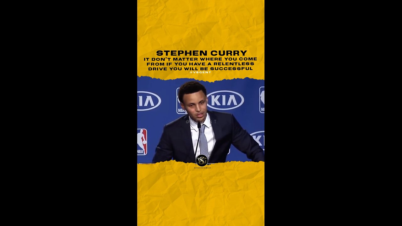 It don’t matter where you come from if you have a relentless drive you will be successful