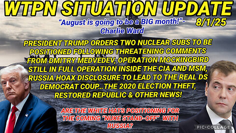 WTPN ~ Judy Byington ~ Situation Update ~ 8-1-25 ~ Trump Return ~ Restored Republic via a GCR