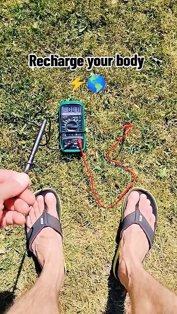 The electromagnetic energy starts flowing.