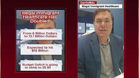 ✅ 73% of California’s entire $18 Billion deficit spent on illegals healthcare