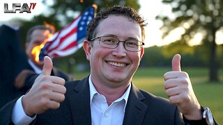 MAN BURNS FLAG, MASSIE AGREES!