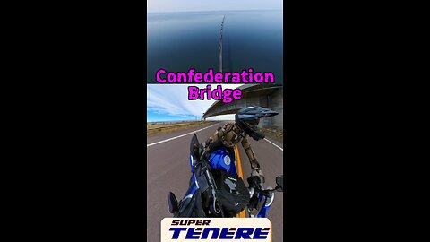 YAMAHA SUPER TENERE | CONFEDERATION BRIDGE | #shorts #adventure #yamaha
