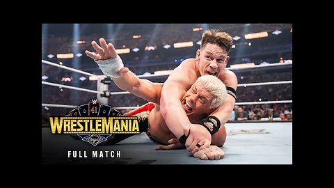 FULL MATCH_ Cody Rhodes vs. John Cena _ Undisputed WWE Title Match_ WrestleMania 41