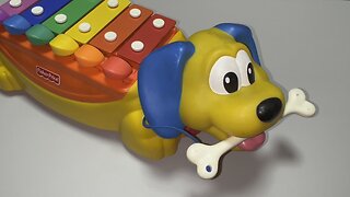Fisher Price Pull Along Dog Xylophone Toy