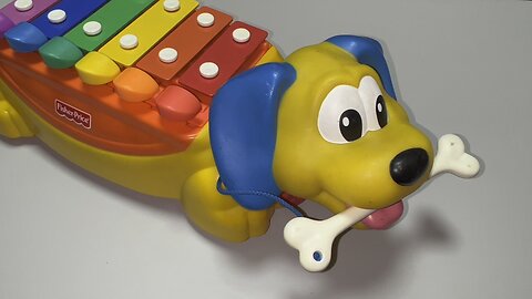 Fisher Price Pull Along Dog Xylophone Toy
