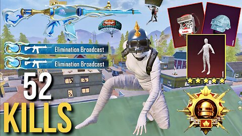 52 KILLS WITH MUMMY SET! 🤯 PUBG Mobile STEAMPUNK FRONTIER LOOT GAMEPLAY😱PUBG MOBILE MUMMY SET 52 KIL