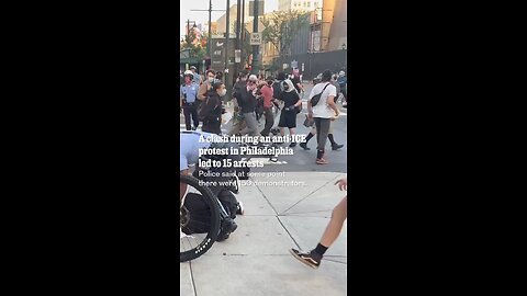 Philly protest turns tense: 2 cops, 2 protesters injured, 15 arrested in ICE deportation clash.