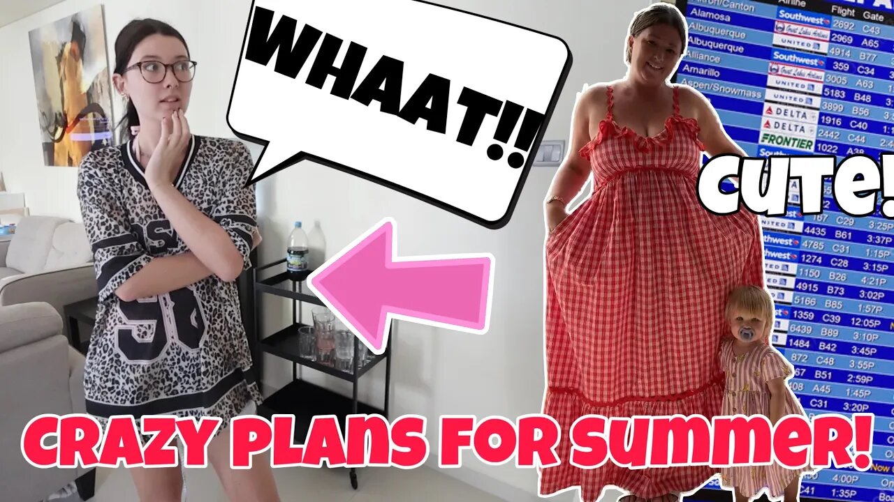 MAKING CRAZY PLANS FOR SUMMER & WARDROBE TRY ON SUMMER HAUL! 😱🥰