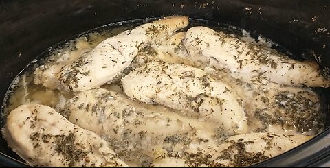 LEMON LIME THYME CROCKPOT CHICKEN