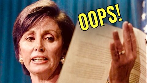 This Video did NOT AGE WELL for NANCY PELOSI…
