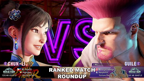 Kuya Kalbo SF6 Ranked Match Roundup. Chun Li Master Rank [Hori Fight Stick]