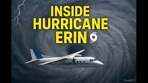 “Inside the Eye of Hurricane Erin | Plane Captures Rare Storm Footage”