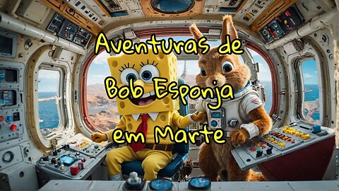 Aventuras do Bob Esponja em Marte.