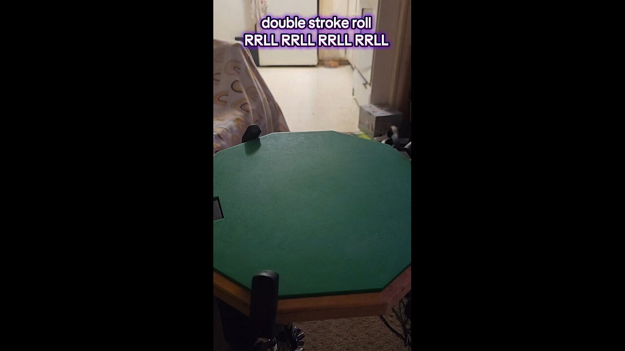 how to play a double stroke roll