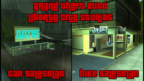 GTA: Liberty City Stories | Side Activities: Jobs – CAR SALESMAN & BIKE SALESMAN JOBS