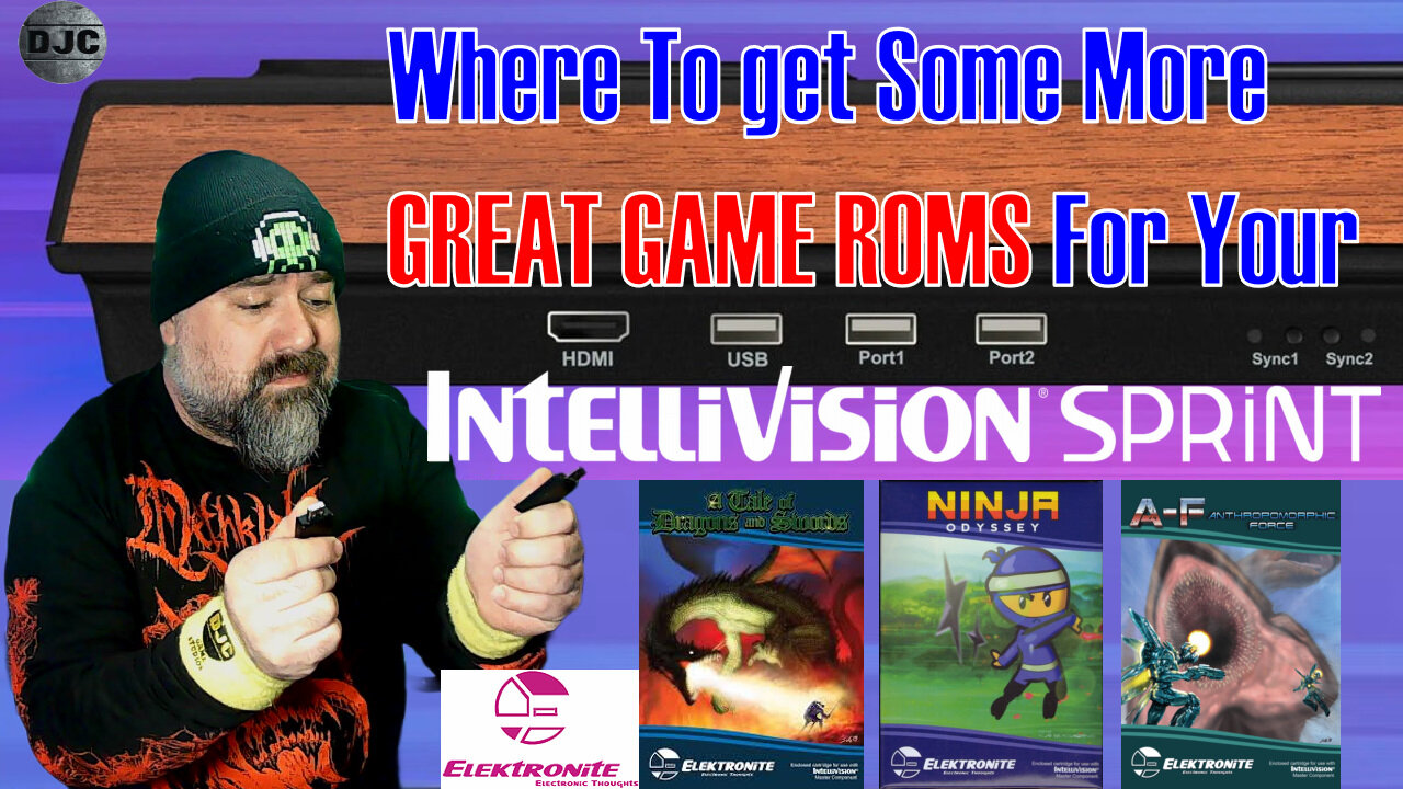 More Great Games for your INTELLIVISION SPRINT Console