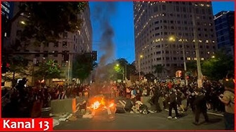 Demonstrations in Seattle as protests over immigration raids pop up across the US