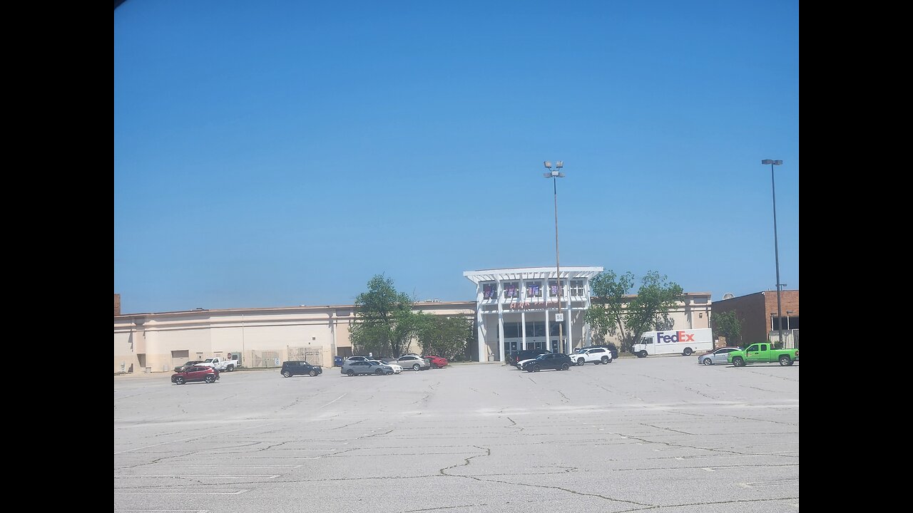 Parklane Road Columbia SC driving by the old mall and hotel
