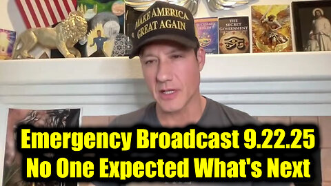 Ism. Emergency Broadcast 9.22.25 - No One Expected What's Next