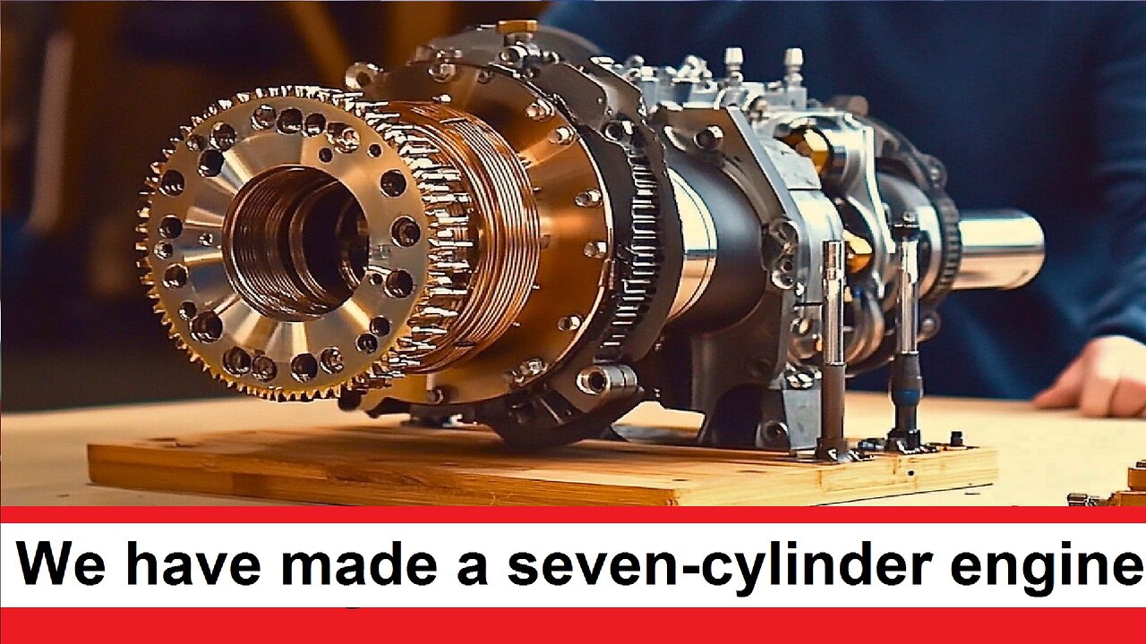 We made a seven-cylinder engine in just a month