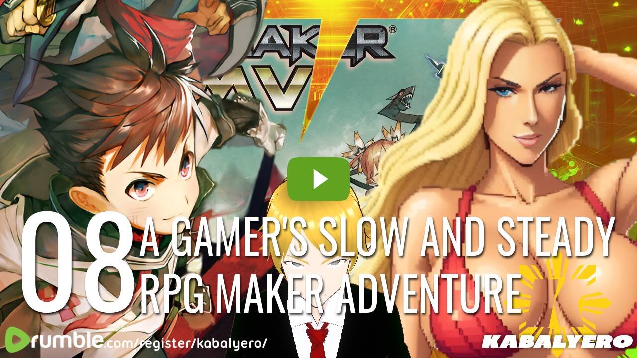 🔴 [08] A Gamer's Slow and Steady RPG Maker Adventure 🎮 Live via Rumble Studio
