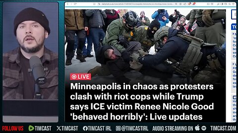 MORE RIOTS ERUPT OVER ICE SHOOTING IN MN | Tim Pool