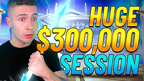 MASSIVE DEGENERATE $300,000 GATES OF OLYMPUS SESSION