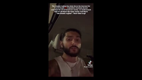 Iranian Man Exposes the corrupt regime in Iran