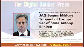 JAG Begins Military Tribunal of Former Sec of State Antony Blinken