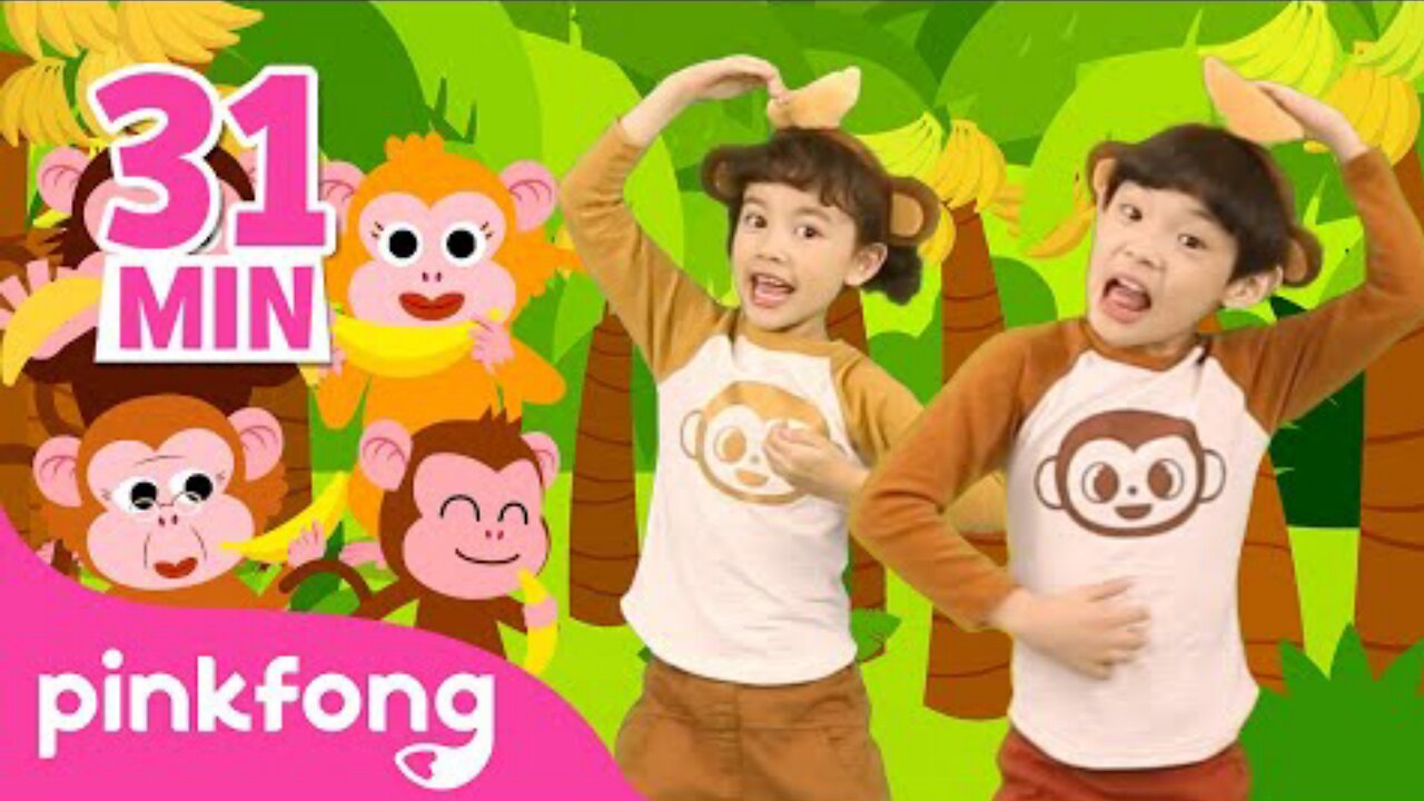 Monkey Banana Dance More and More | Baby Monkey | Dance Along Song | Pinkfong Kids Songs