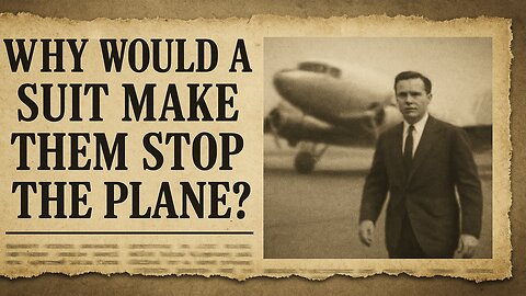 White Guy in a Suit Would Stop the Plane?
