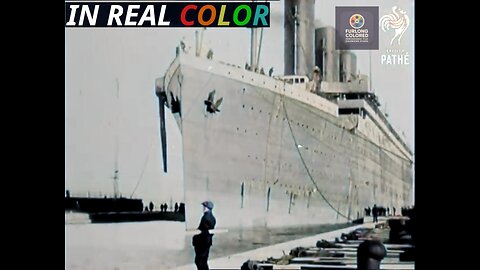 🚢 Titanic — Real Footage Leaving Belfast for Disaster (1911–1912) — In Real Color 1080p