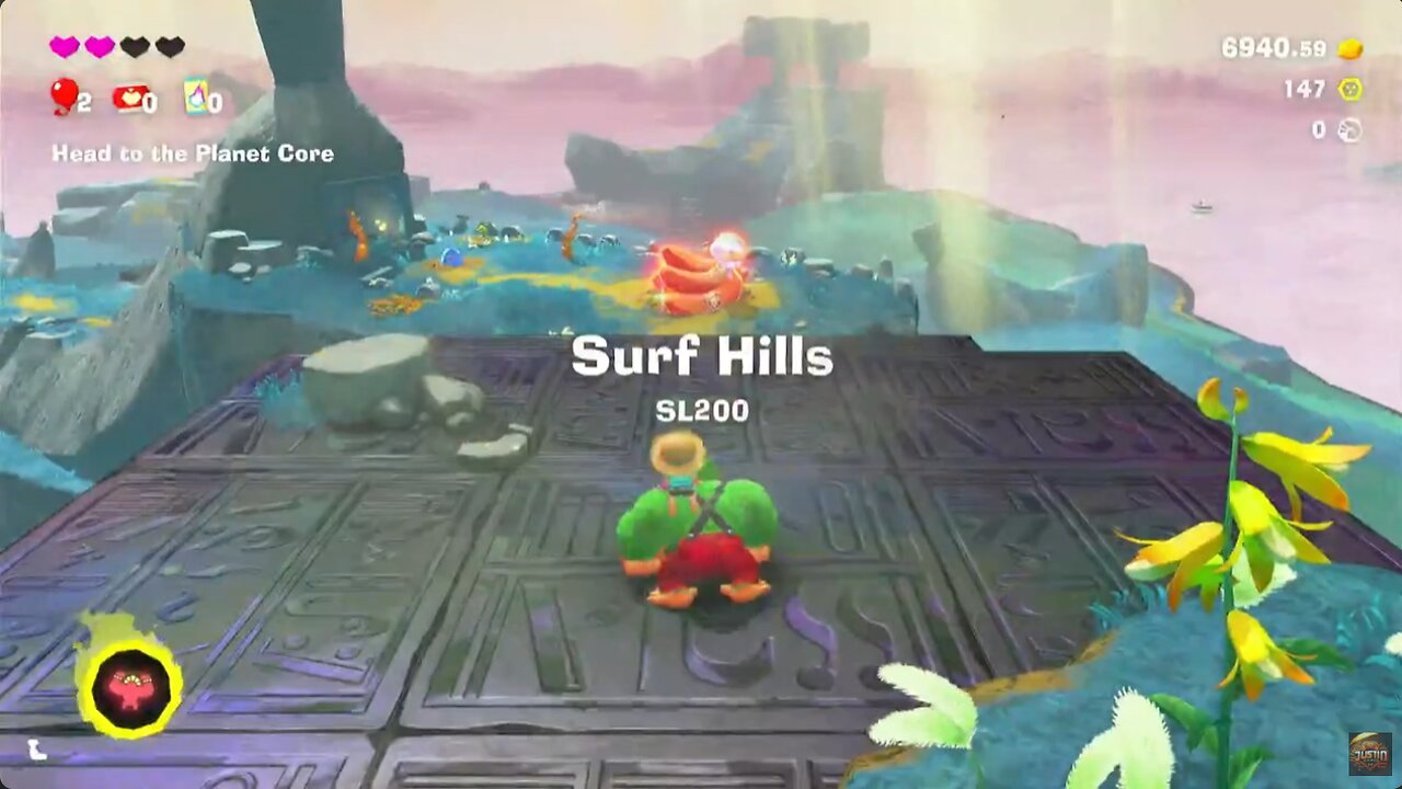 Surflng on Rocks (Donkey Kong Bananza Sl200)