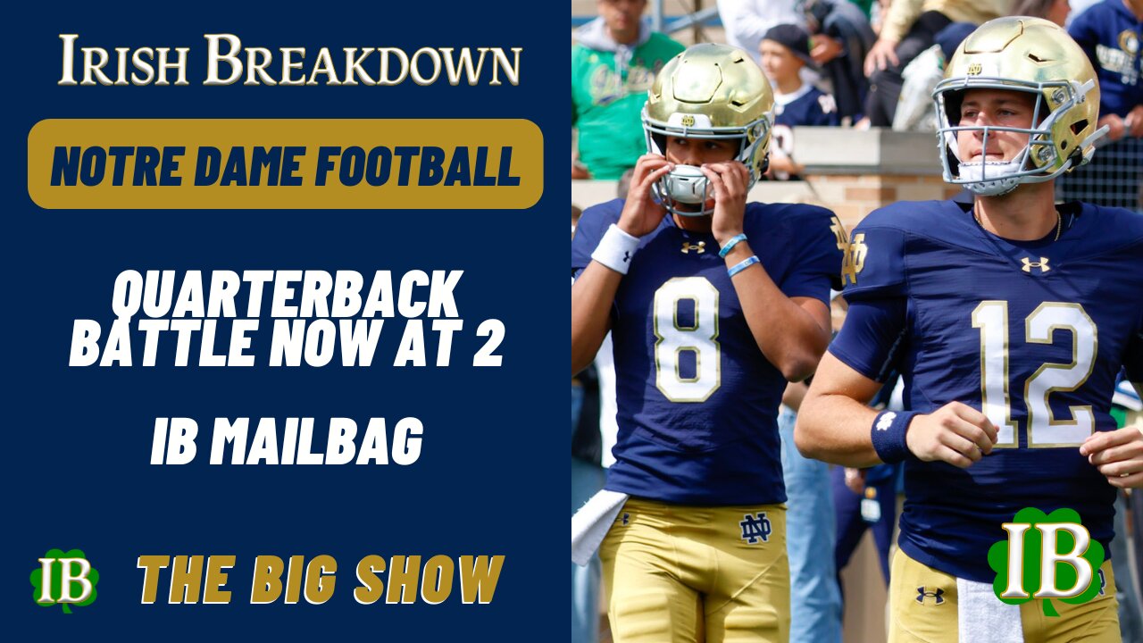 Notre Dame Quarterback Battle Is Now Down To Two