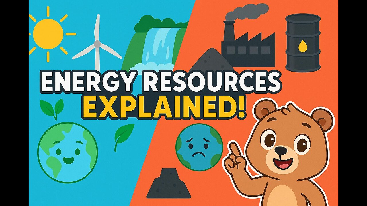 Types of Energy Resources | Renewable vs Non-Renewable Energy for Kids | Curious Cub"