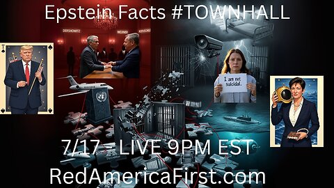 #TOWNHALL EPSTEIN DRAMA: A jigsaw of elites, erased footage, "suicides” link: RedAmericaFirst.com