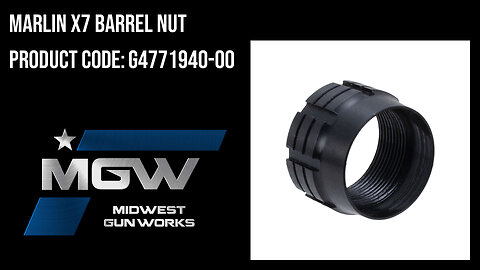 Marlin X7 Barrel Nut - G4771940-00
