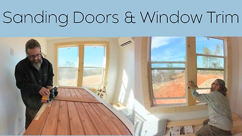Sanding Doors & Window Trim