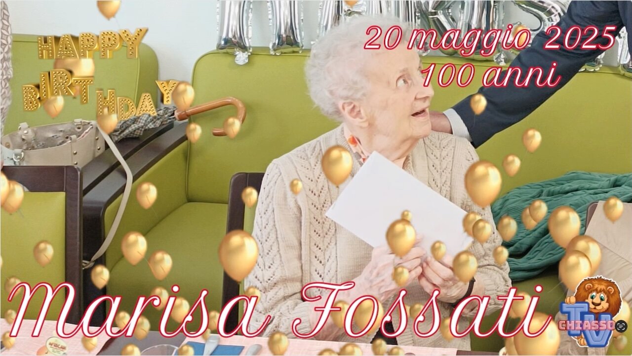 I 100 anni della signora Marisa Fossati