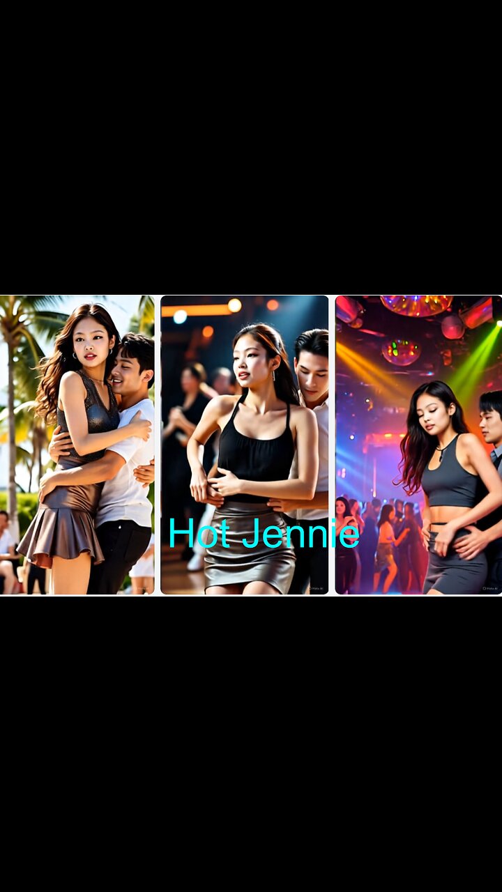 jennie kim hot in mini skirt - music video clip