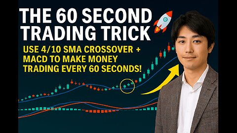 THE 60 SECOND TRADING TRICK! 🚀 Use 4/10 SMA Crossover + MACD To Make Money Trading Every 60 Seconds!