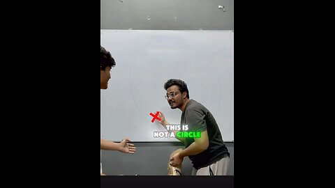Draw The Circle Without Lifting Challenge 😂
