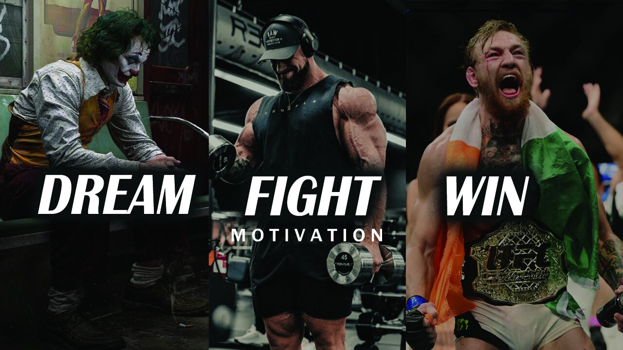 𝐃𝐑𝐄𝐀𝐌. 𝐅𝐈𝐆𝐇𝐓. 𝐖𝐈𝐍. The Ultimate Success Formula | MOTIVATIONAL SPEECH