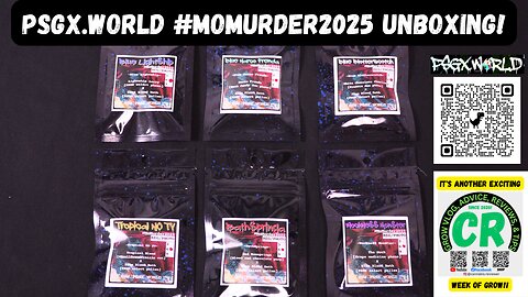 Unboxing PSGX.WORLD #MoMurder2025 20th Anniversary Seed Box Set!