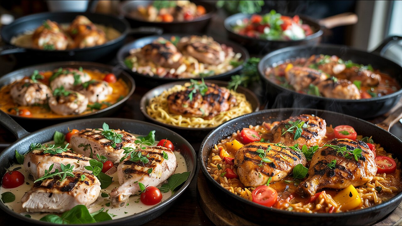 EASY ONE-PAN CHICKEN MENU IDEAS FOR YOUR DINNER!!