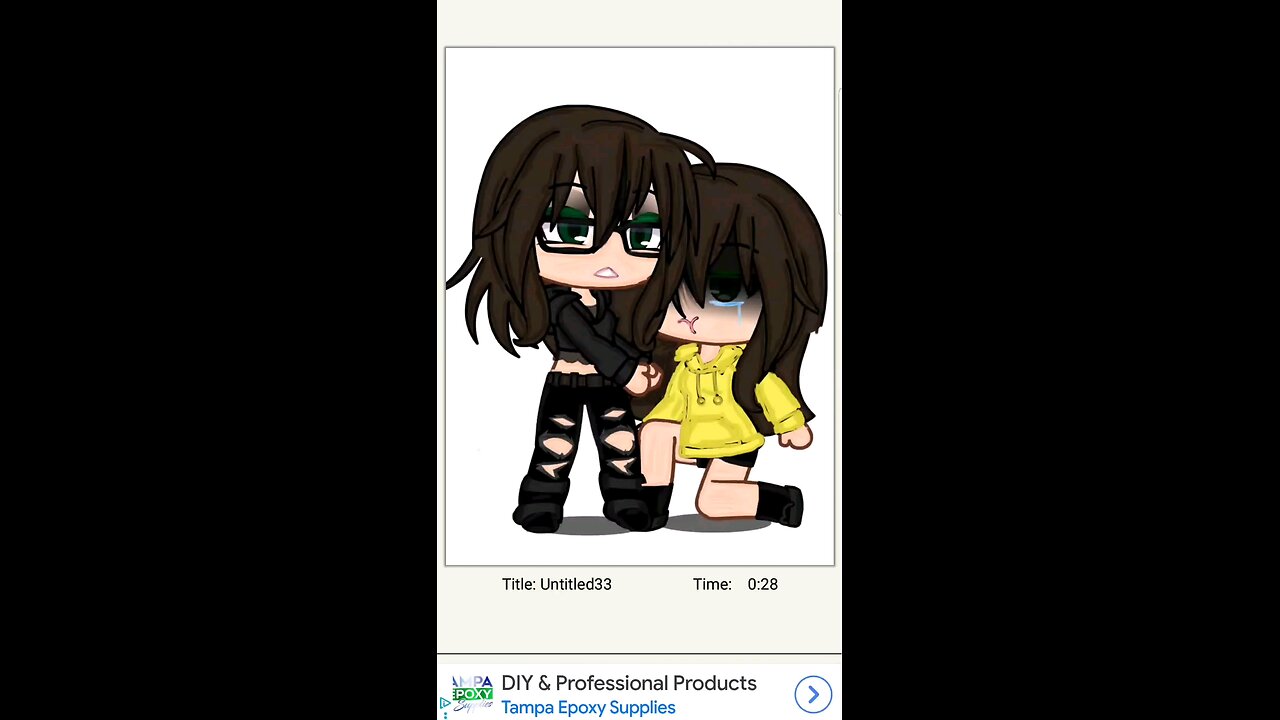 my gacha art of my new oc